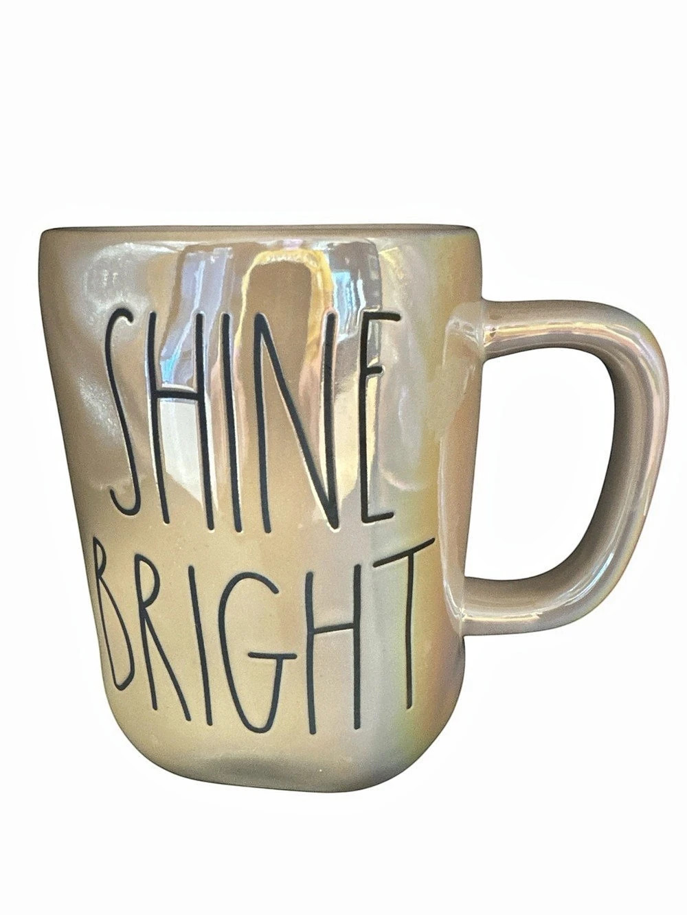 Rae Dunn Shine Bright Iridescent Mug